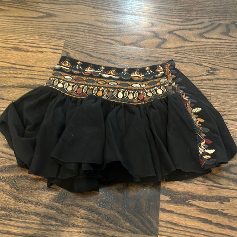 black skort